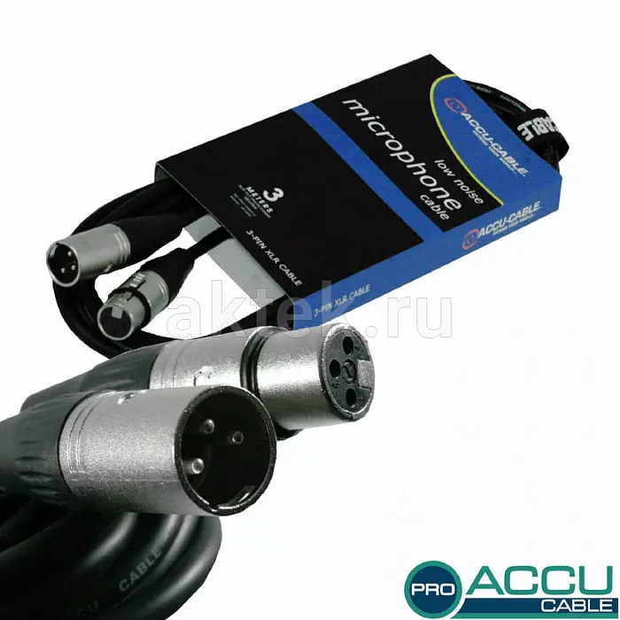 ADJ AC-PRO-XMXF/3 микрофонный кабель XLR, 3 м