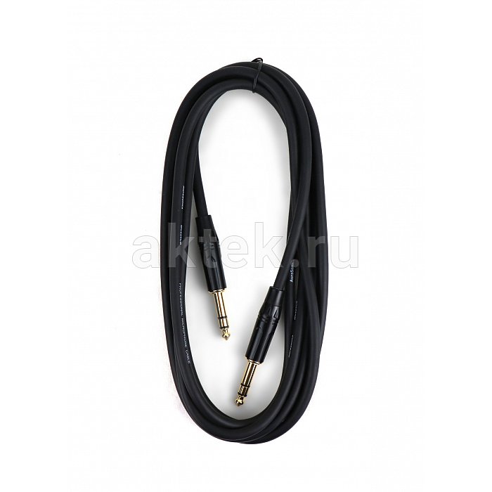 AuraSonics J63J63TRSG-3BK балансный кабель 1/4" Jack TRS 6,3 мм - 1/4" 2