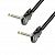 Adam Hall K4IRR0030FL Black угловой патч-кабель TS6.3–TS6.3 0.3м