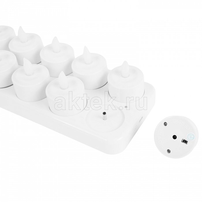 Набор чайных светодиодных свечей на аккумуляторе LED Candle 12 шт. 20