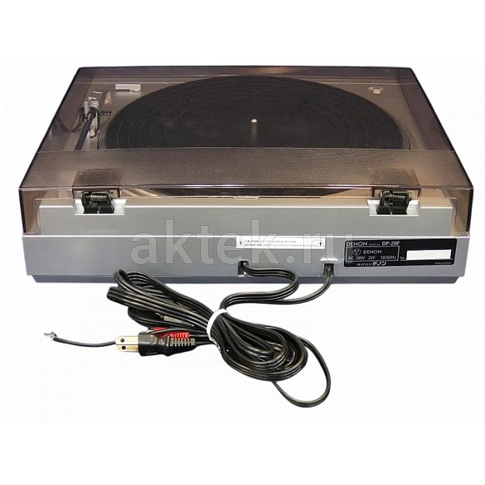DENON DP-29F Silver виниловый проигрыватель 2