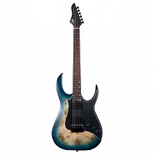 Mooer GTRS M810 Blue Burst электрогитара HH со встроенным процессором