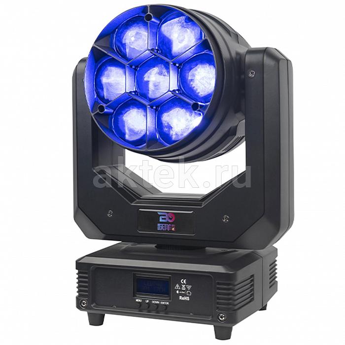 AstraLight MBZ740 вращающаяся голова Beam Wash Zoom, 7×40 Вт