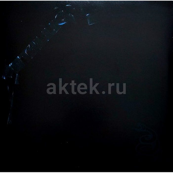 Виниловая пластинка METALLICA - METALLICA 180 GRAM BLACK VINYL 12"