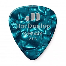 Dunlop 483P11XH Celluloid Turquoise Pearloid Extra медиаторы, целлулоид, extra heavy