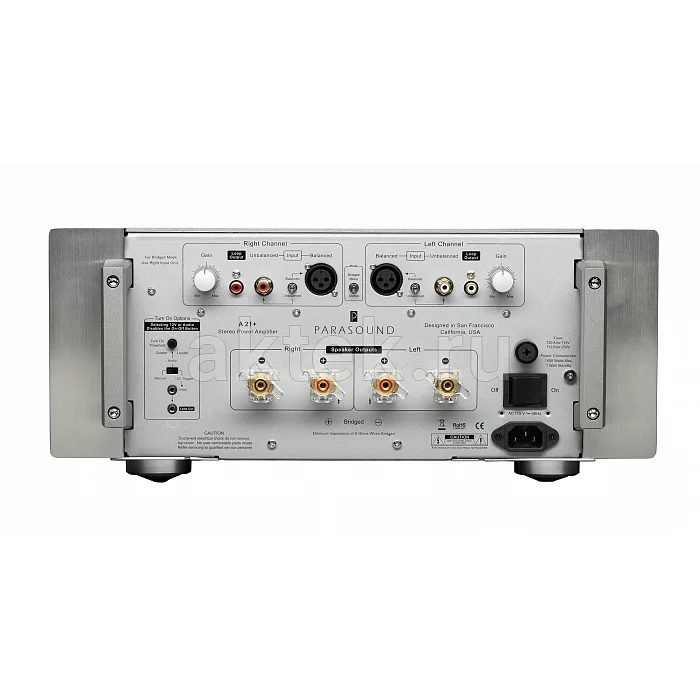 Усилитель мощности Parasound A21+ silver 2