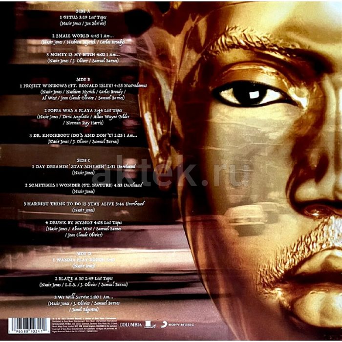 Виниловая пластинка NAS - I AM... THE AUTOBIOGRAPY LIMITED EDITION 180 GRAM BLACK VINYL 12" 2