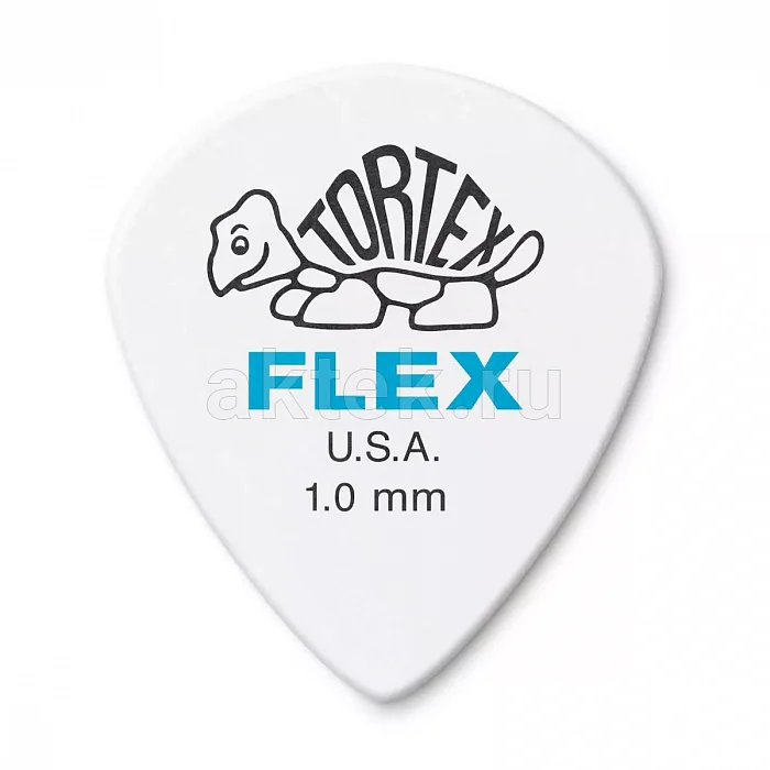 Dunlop 468P100 Tortex Flex Jazz III медиаторы, 1 мм
