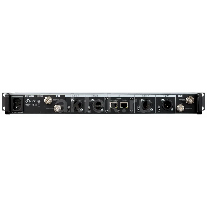 SHURE ULXD4QE G51 четырёхканальный приёмник радиосистемы, 470–534 МГц, 4 канала 2
