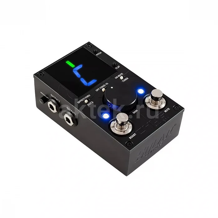 Solar Tuner+ педальный тюнер, бустер и сплиттер 2