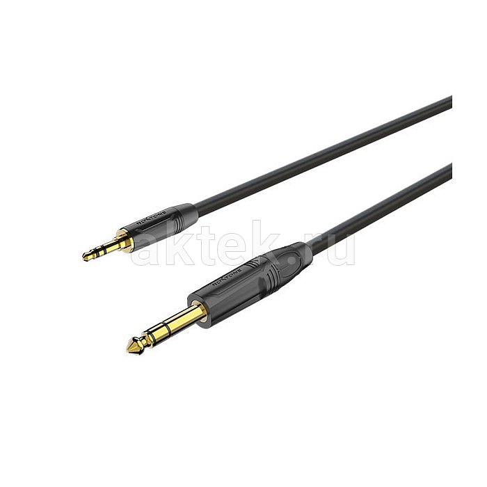 ROXTONE GPTC120/0,9 аудиокабель Jack 3,5–Jack 6,3, 0,9 м, 2×022 мм² 2