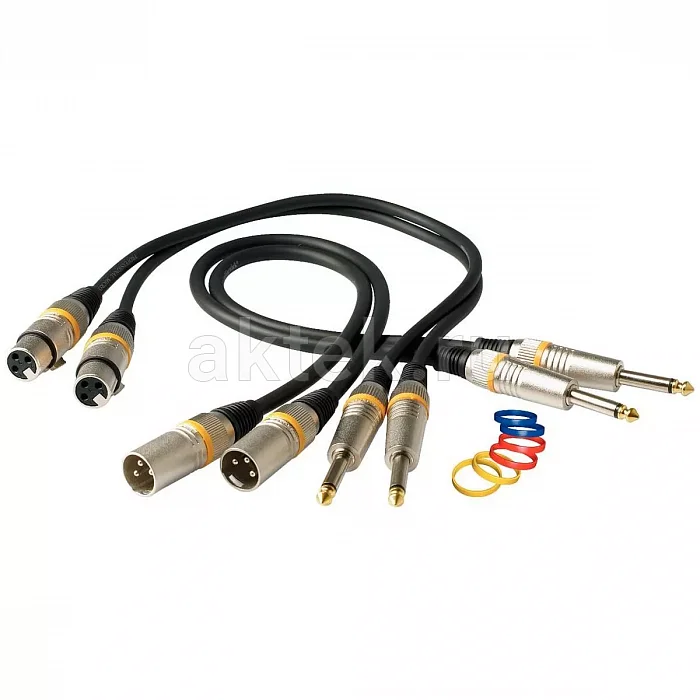 Rockcable RCL30383 D6 F кабель XLR–Jack 6,3
