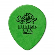 Dunlop 413R088 Tortex Teardrop 72Pack медиаторы, 72 шт