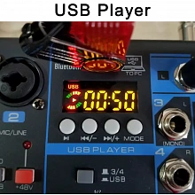 LOMEHO AM-04 аналоговый микшер, 4 каналов, Bluetooth 2