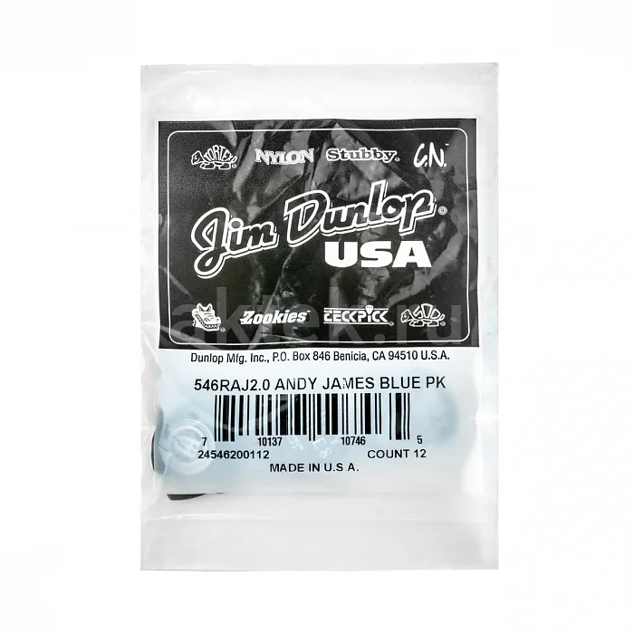 Dunlop 546RAJ200 Andy James Flow Jumbo медиаторы, ultex, 2 мм 4