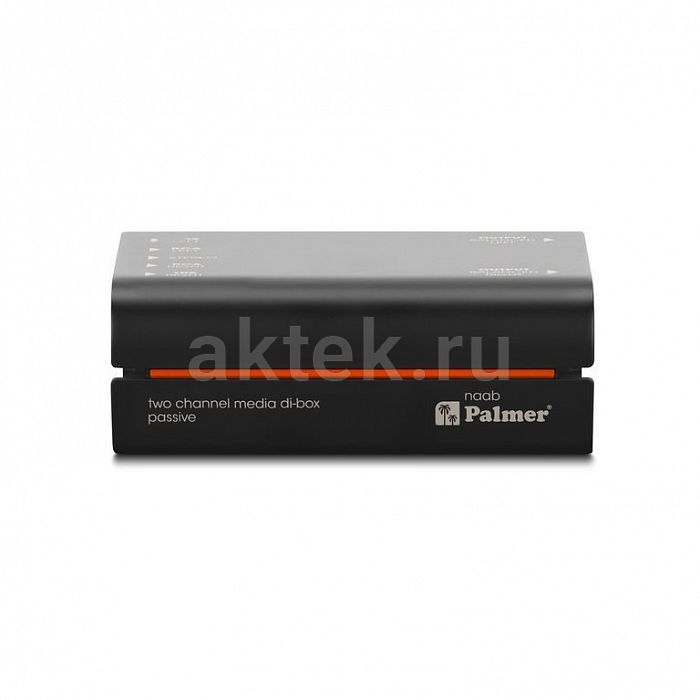 Palmer RIVER naab пассивный двухканальный медийный DI-бокс 3,5/6,3мм/RCA–XLR 2