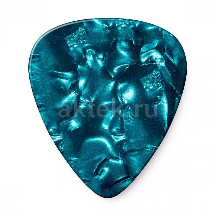 Dunlop 483P11MD Celluloid Turquoise Pearloid Medium медиаторы, целлулоид, 12 шт 3