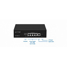 AirLive POE-GSH411-120 BT коммутатор 4×PoE+ 40Вт бюджет 120Вт