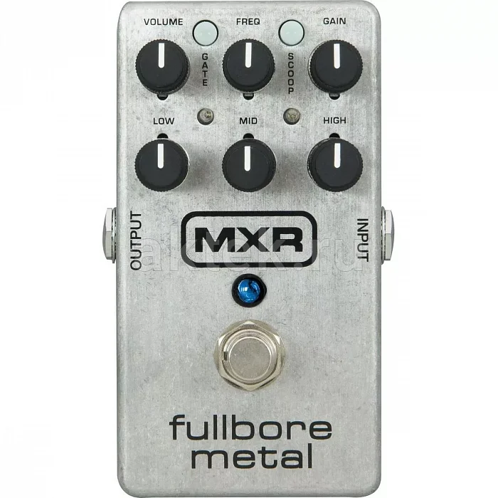 MXR M116 Fullbore Metal педаль хай-гейн-дисторшна с нойз-гейтом и Scoop