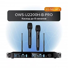Октава OWS-U2200H-B Pro двухканальная радиосистема с двумя микрофонами