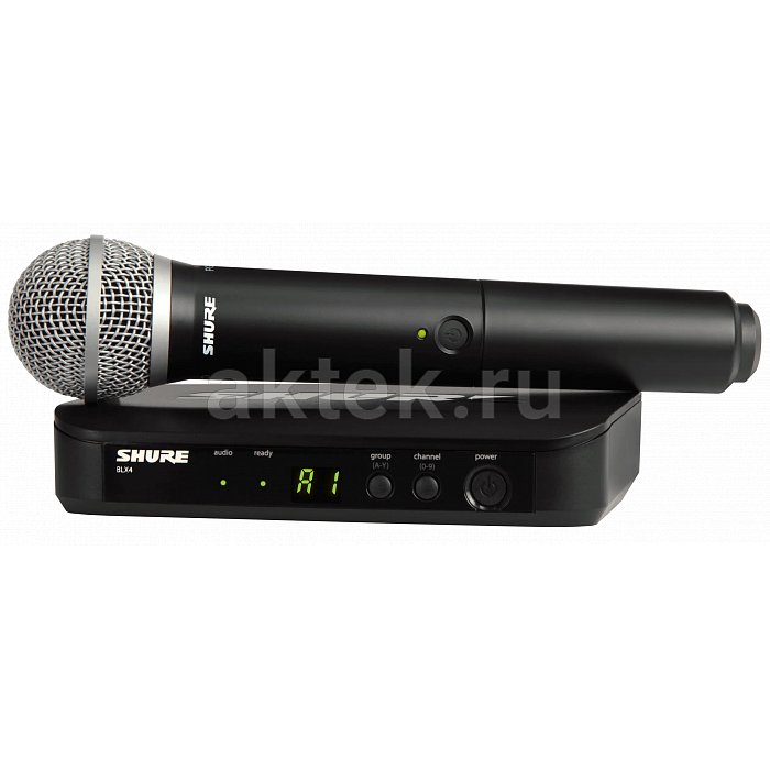 SHURE BLX24E/SM58 K3E радиосистема, 606–638 МГц