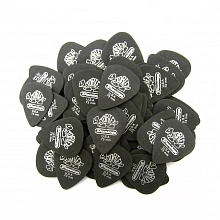 Dunlop 488R073 Tortex Pitch Black Standard медиаторы, 0,73 мм