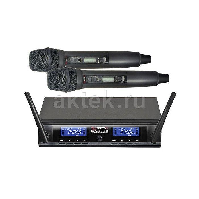 VOLTA DIGITAL 0202 PRO+ двухканальная радиосистема с двумя ручными микрофонами 2