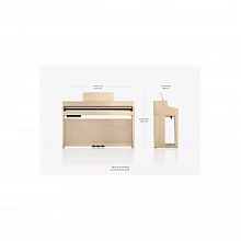 Roland HP702-WH + KSH704/2WH цифровое пианино, 88 клавиш, 384 голоса 3