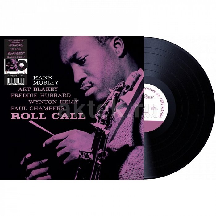 Виниловая пластинка HANK MOBLEY - ROLL CALL 180 GRAM BLACK VINYL 12"