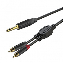 ROXTONE PACC190/1 аудиокабель Jack 6,3–RCA, 1 м, 2×0,22 мм² 2