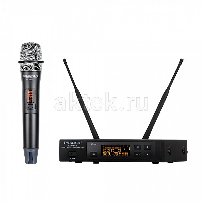 Вокальная радиосистема Pasgao PAW-900/PAH-801
