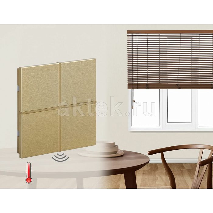 EAE Technology INT-RMS0-0100B0 Black кейпад KNX, алюминий, для инсталляций 4