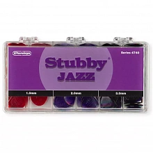 Dunlop 4740 Stubby Jazz Display набор медиаторов, нейлон, 48 шт