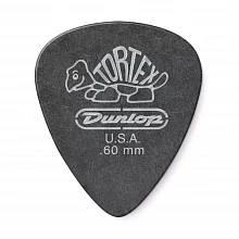 Dunlop 488P060 Tortex Pitch Black Standard медиаторы, 0,6 мм