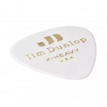 Dunlop 483P01XH Celluloid White Extra Heavy медиаторы, целлулоид, 12 шт 2