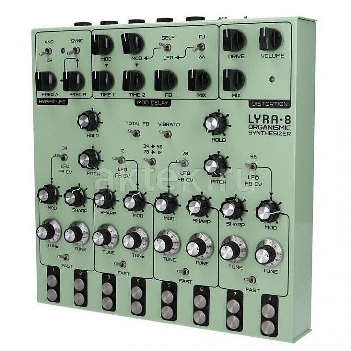 Аналоговый синтезатор SOMA Lyra-8 Synth Green 3