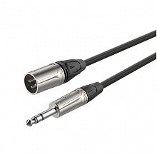 ROXTONE DMXJ260/6 аудиокабель XLR–Jack 6,3, 6 м, 2×0,22 мм²