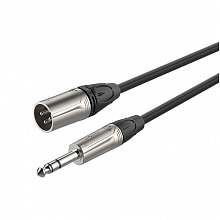 ROXTONE DMXJ260/6 аудиокабель XLR–Jack 6,3, 6 м, 2×0,22 мм²
