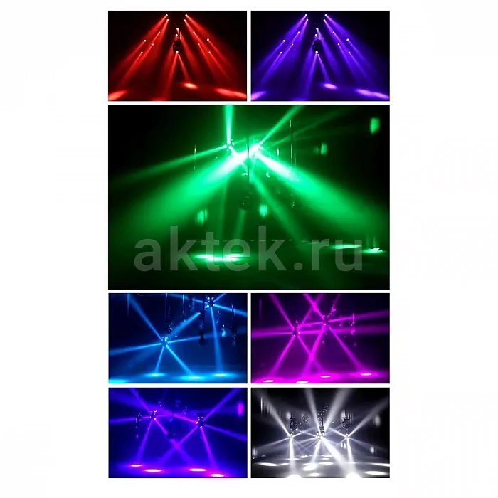 AstraLight LH-C056A вращающаяся голова Wash, 12 RGBW-светодиодов, DMX 3