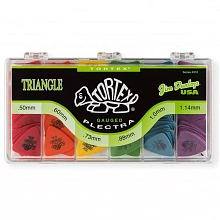 Dunlop 4310 Tortex Triangle Display набор медиаторов, 36 шт