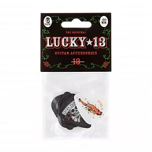 Dunlop L13BP060 Lucky 13 6Pack медиаторы, 0,6 мм, 6 шт
