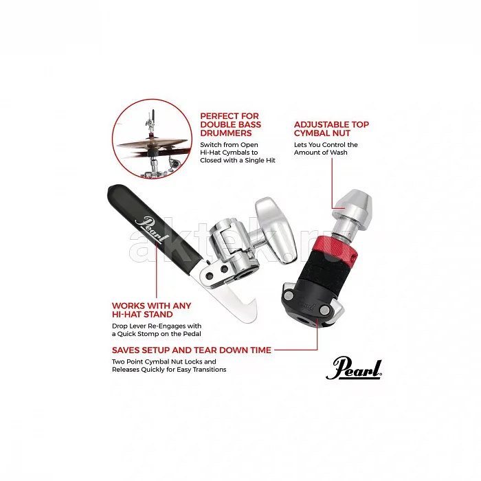 Pearl HCL-205DQR Rapid Lock замок хай-хэта, Hi-Hat 5