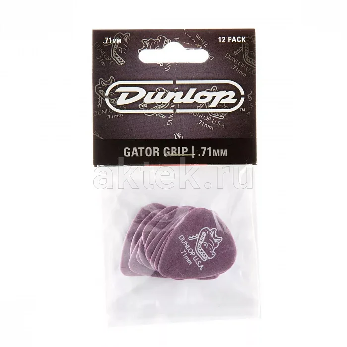 Dunlop 417P071 Gator Grip Standard 12Pack медиаторы, 0,71 мм 4