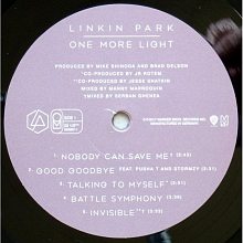 Виниловая пластинка LINKIN PARK - ONE MORE LIGHT 180 GRAM BLACK VINYL 12" 3