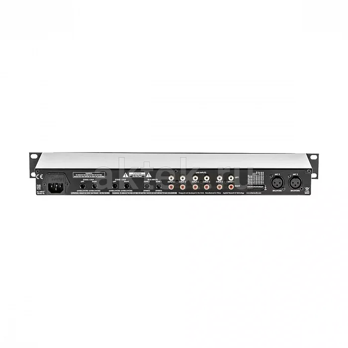 ART MX624 шестиканальный рэковый аналоговый микшер 3