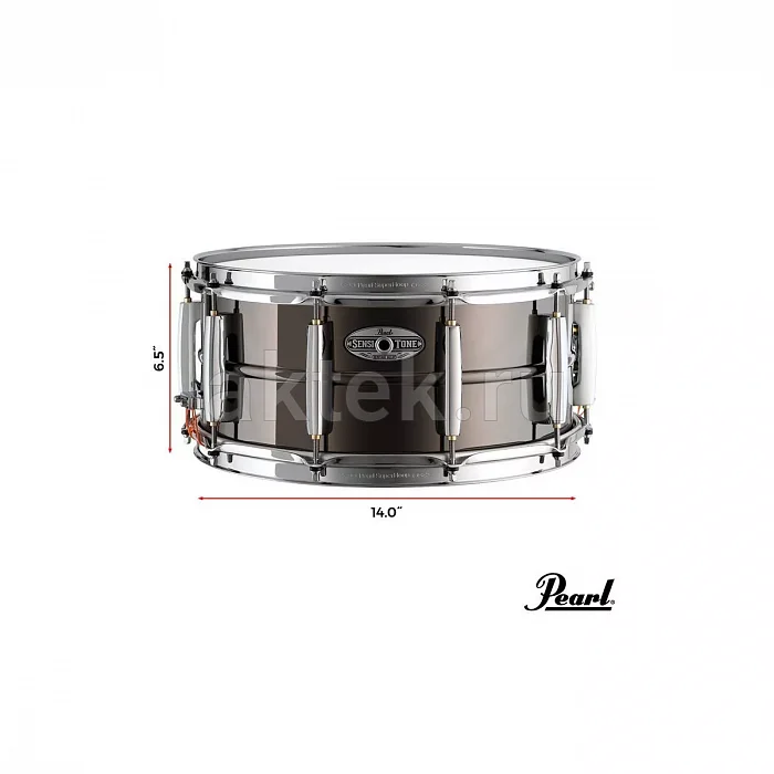 Pearl STH1465BR малый барабан, 14″×6,5″, латунь 8