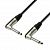 Adam Hall K4IRR0300 Black кабель TS6.3–TS6.3, два угловых 3м