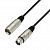 Adam Hall K3 MMF 0600 Black XLR-F–XLR-M-кабель 6м