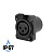 SEETRONIC K3F2C-W-B-67 панельный XLR-разъём female, три контакта, IP67