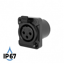 SEETRONIC K3F2C-W-B-67 панельный XLR-разъём female, три контакта, IP67
